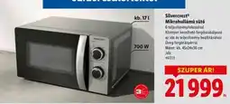 Lidl SILVERCREST Mikrohullámú sütő ajánlat