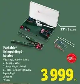 Lidl PARKSIDE Krimpelőfogó készlet ajánlat