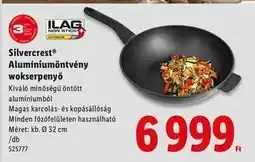 Lidl Silvercrest Alumíniumöntvény wokserpenyő ajánlat