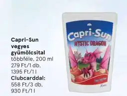 Tesco Capri-Sun vegyes gyümölcsital ajánlat