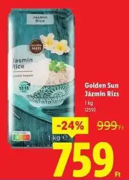 Lidl GOLDEN SUN Jázmin rizs ajánlat