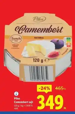 Lidl PILOS Camembert sajt ajánlat