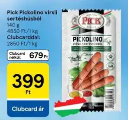 Tesco Pick Pickolino virsli sertéshúsból ajánlat