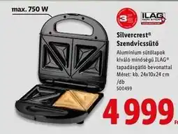 Lidl Silvercrest Szendvicssütő ajánlat