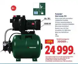 Lidl Parkside Házi vízmű, 19 l ajánlat