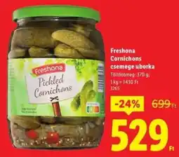 Lidl Freshona Cornichons csemege uborka ajánlat