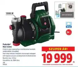 Lidl PARKSIDE Házi vízmű ajánlat