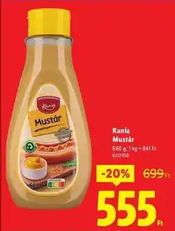 Lidl KANIA Mustár ajánlat