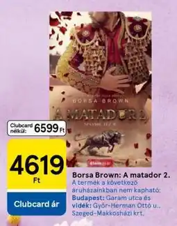 Tesco Borsa Brown: A matador 2 ajánlat