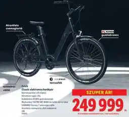 Lidl CRIVIT Classic elektromos kerékpár ajánlat
