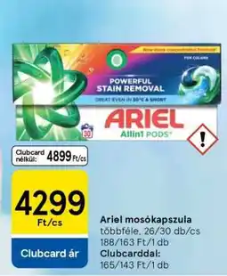 Tesco ARIEL Mosókapszula ajánlat