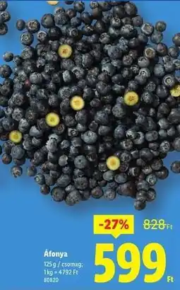 Lidl Áfonya ajánlat