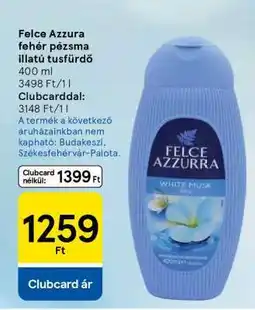 Tesco Felce Azzura fehér pézsma illatú tusfürdő ajánlat