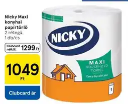 Tesco Nicky Maxi konyhai papírtörlő ajánlat