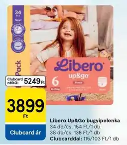 Tesco Libero Up&Go bugyipelenka ajánlat