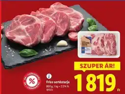 Lidl Friss sertéstarja ajánlat