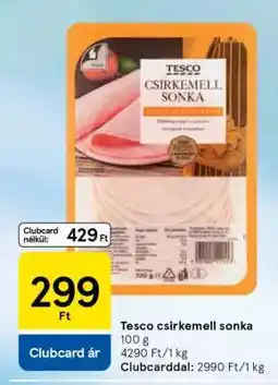 Tesco Tesco csirkemell sonka ajánlat