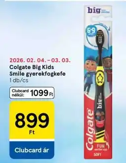 Tesco Colgate Big Kids Smile gyerekfogkefe ajánlat