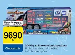 Tesco GO Play szállítókamion kisautókkal ajánlat