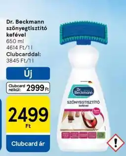 Tesco DR. BECKMANN Szőnyegtisztító kefével ajánlat