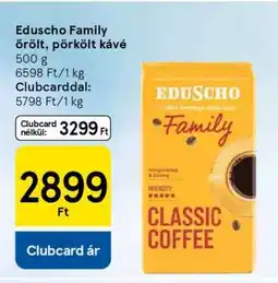 Tesco EduScho Family őrölt, pörkölt kávé ajánlat