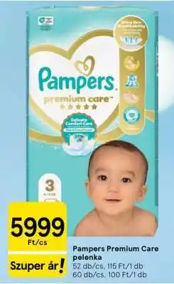 Tesco Pampers Premium Care pelenka ajánlat