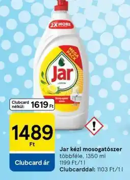 Tesco Jar kézi mosogatószer ajánlat