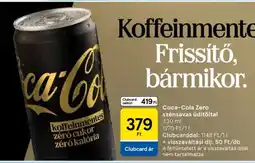 Tesco Coca-Cola Zero szénsavas üdítőital ajánlat