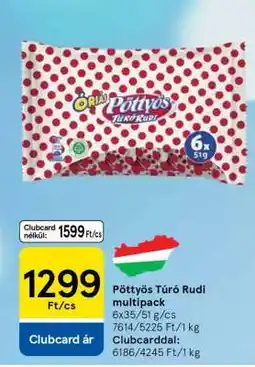 Tesco Pöttyös Túró Rudi Multipack ajánlat