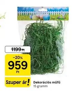 Tesco Dekorációs műfű ajánlat