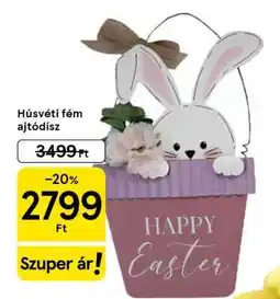 Tesco Húsvéti fém ajtódísz ajánlat