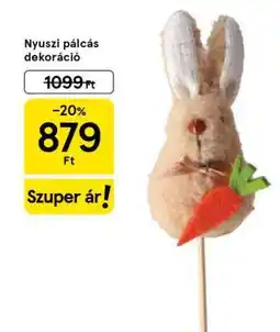 Tesco Nyuszi pálcás dekoráció ajánlat
