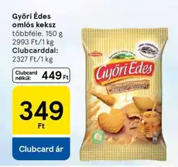 Tesco Győri Édes omlós keksz ajánlat