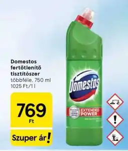 Tesco Domestos fertőtlenítő tisztítószer ajánlat