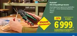 Lidl Parkside XXL krimpelőfog-készlet ajánlat