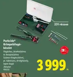 Lidl Parkside Krimpelőfog-készlet ajánlat