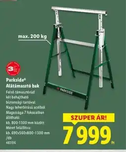Lidl Parkside Alátámaszt bak ajánlat