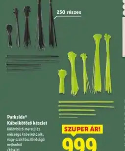 Lidl Parkside Kábelkötöző készlet ajánlat