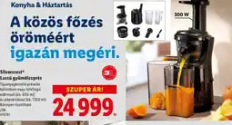Lidl Silvercrest Lassú gyümölcsprés ajánlat