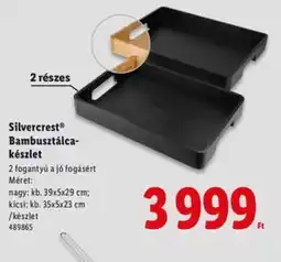 Lidl Silvercrest Bambusztálca-készlet ajánlat
