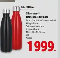 Lidl Silvercrest Nemesacél termosz ajánlat
