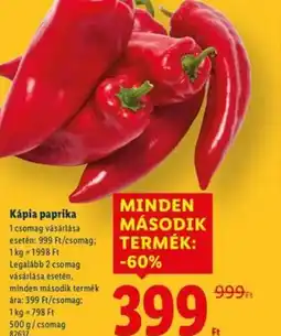 Lidl Kápia paprika ajánlat