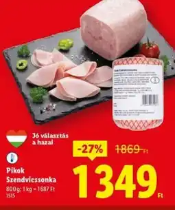 Lidl Pikok Szendvics sonka ajánlat