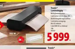 Lidl Tronic Laminálgép ajánlat