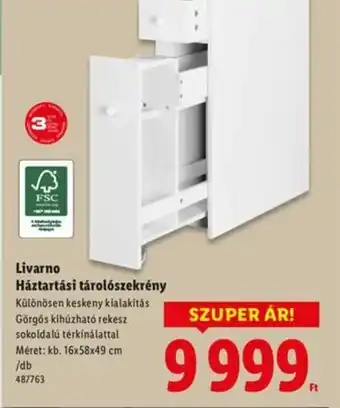 Livarno Háztartási tárolszekrény