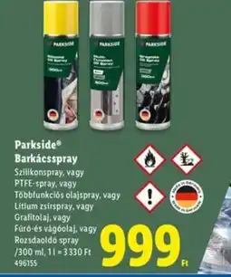 Lidl Parkside Barkácsspray ajánlat