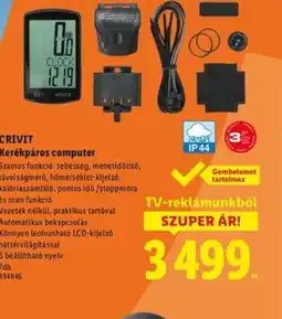 Lidl CRIVIT Kerékpáros computer ajánlat