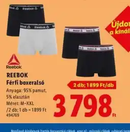 Lidl REEBOK Férfi boxerals ajánlat