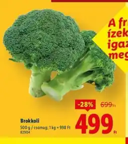 Lidl Brokkoli ajánlat