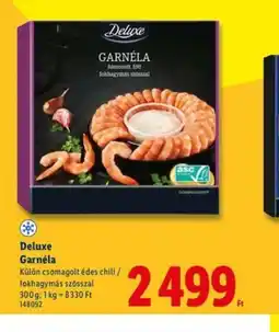 Lidl Deluxe Garnéla ajánlat